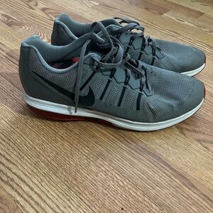 Mens Nike Gray Running Shoes- size 14